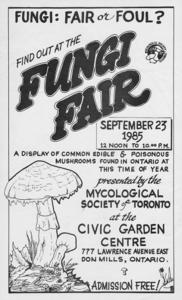 Fungi Fair 1985 poster